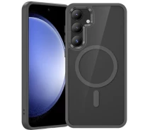 Купить - чехол для смартфона  Чехол Benks MagClap Frame Crystal Case Grey для Samsung S24