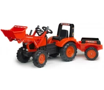 Купить - детский электро и веломобиль  Детский трактор Falk 2060AM Kubota на педалях Красный