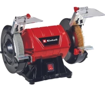 Купить - точильный станок  Точильно-шлифовальный станок Einhell TC-BG 150 B, 350Вт, 2980об/мин, диск и щетка для зачистки, 7.9кг (4412634)