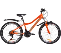 Купить - велосипед и аксессуар  Велосипед 24" Formula FOREST AM 14G Vbr 12,5" оранжево-бирюзовый,крыло 2019
