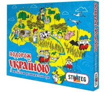 Купить - настольную игру  Настольная игра Strateg Путешествие по Украине, укр. (59)