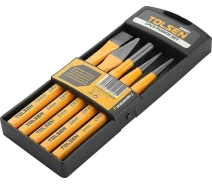 Купить - зубило и пику  Зубило и керн Tolsen Профи, набор 5шт (25091)