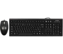 Купить - клавиатуру  Комплект 2в1 A4-Tech KRS-8572 Black USB (клавиатура + мышь)