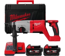 Купить - перфоратор  Перфоратор аккумуляторный Milwaukee SDS PLUS M18 BLHACD26-402X, зарядное устройство, 2 акум., кейс (4933492480)