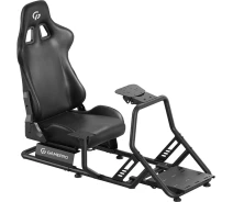 Купить - офисное кресло  Геймерское кресло с кокпитом GamePro RS100, с креплением для руля и педалей Black