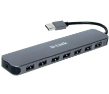 Купить - кардридер  USB-хаб D-Link DUB-H7 7port USB2.0