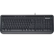 Купить - клавиатуру  Клавиатура Microsoft Wired 600 Black USB Ru Ret (ANB-00018)