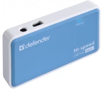 Купить - кардридер  Defender Quadro Power USB2.0 (83503) (4 порта)	