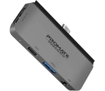 Купить - кардридер  USB Хаб на 4 порта Promate (padhub-pro.grey)