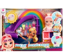 Купить - игрушку для девочки  Игровой набор с куклой RAINBOW HIGH серии "Littles" – РАДУЖНЫЙ ПРАЗДНИК В БАССЕЙНЕ (с аксес.) (522249)