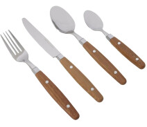 Купить - туристическую посуду  Набор столовых приборов Gimex Cutlery Nature 16 Pieces 4 Person Wood (6960904)