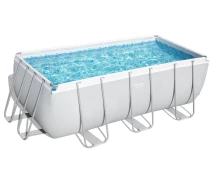 Купить - бассейн  Бассейн каркасный Bestway 412х201х122 см (56457) с песочным фильтром и лестницей
