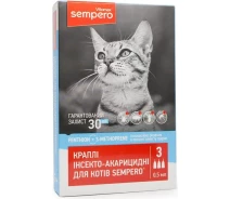 Купить - противопаразитарное средство для кота  Капли противопаразитарные "Sempero" для котов 0,5 мл