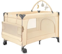Купить - детский манеж  Детский манеж MoMi BELOVE PLUS beige (LOZE00026)