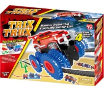 Купить - игрушечный гараж, паркинг, трек  Игровой набор SUNROZ Trix Trux Monster Truk Канатный детский трек монстр-траки (SUN2218)