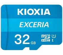 Купить - карту памяти  Карта памяти Kioxia Exceria microSDHC UHS-I 32GB class10+SD (LMEX1L032GG2)