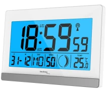 Купить - настольные часы  Часы настольные Technoline WS8056 White/Silver (WS8056)
