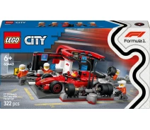 Купить - детский конструктор  Конструктор LEGO® City Пит-стоп и пит-экипаж F1 с болидом Ferrari (60443)