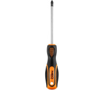 Купить - отвертку  Отвертка Neo Tools, крестовая, PH2x100мм (04-180)