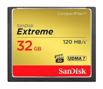 Купить - карту памяти  Карта памяти CompactFlash 32 Gb Extreme (R120, W85MB/s) (SDCFXSB-032G-G46)