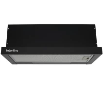 Купить - кухонную вытяжку  Кухонная вытяжка Interline DELI BL A/60/2/T