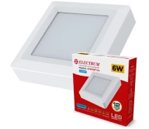 Купить - точечный светильник  Точечный светильник Electrum KVANT 6W 4000K 480Lm (B-LD-1966)