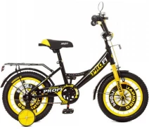 Купить - велосипед и аксессуар  Велосипед детский 14" PROF1 1443 Original boy (black/yellow) (22787)