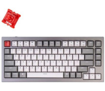 Купить - клавиатуру  Клавиатура Keychron Q1 QMK HotSwappable Gateron G PRO Red RGB Knob EN Space Grey (Q1N1_KEYCHRON)