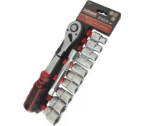 Купить - головку, наборы головок  Набор насадок торцевых 1/2", 12 ед. HAISSER (70111)