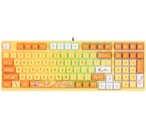 Купить - клавиатуру  Клавиатура игровая Akko 3098S Sponge Bob CS Starfish UA Yellow (6925758613897)