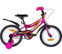 Купить - велосипед и аксессуар  Велосипед 16" Formula YETI VT усилен. рама-9" St малиновый (м) с крылом Pl 2020 (RET-FRK-16-025)
