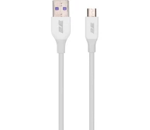 Купить - адаптер и кабель  Кабель 2E USB-Micro 2E 1м, Glow (2E-CCAM-WH) белый