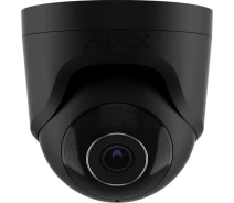 Купить - камеры видеонаблюдения  IP-камера проводная Ajax TurretCam 5мп 2.8мм Poe True WDR IP 65 ИК 35м аудио угол обзора 100° до 110° купольная черная (000039305)