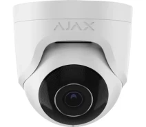 Купить - камеры видеонаблюдения  IP-камера проводная Ajax TurretCam 8мп 2.8мм Poe True WDR IP 65 ИК 35м аудио угол обзора 100° до 110° купольная белая (000039323)