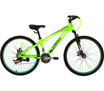 Купить - велосипед и аксессуар  Велосипед CROSSRIDE 24 SKYLINE MTB 13 Салатовый(02391XS2)