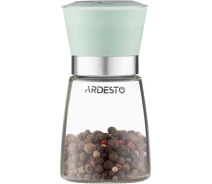 Купить - мельницу для специй  Мельница для соли и перца Ardesto Gemini, 180мл, стекло, пластик, прозрачный, зеленый (AR2101GR)