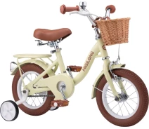 Купить - велосипед и аксессуар  Детский велосипед Miqilong LS 12" бежевый (RBB-LS12-BEIGE)