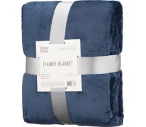 Купить - плед  Плед Ardesto Flannel 200х220см, 100% полиэстер, синий темный (ART0220SB)