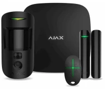 Купить - комплект сигнализаций  Комплект охранной сигнализации Ajax HDR StarterKit Cam hub 2 motioncam HDR doorprotect spacecontrol jeweller беспроводной, черный