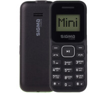Купить - смартфон и мобильный телефон  Мобильный телефон Sigma mobile X-style 14 MINI black-green