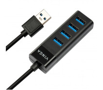 Купить - кардридер  Концентратор Vinga USB3.0 to 4*USB3.0 HUB (VHA3A4)