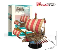 Купить - пазл  Конструктор 3D пазл Cubic Fun Римский Боевой корабль (T4032h)