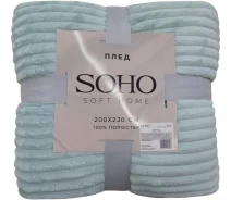 Купить - плед  Плед SOHO 200*230 см Strip Pistachio 6992302