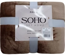 Купить - плед  Плед SOHO 200*230 см Plush Brown 6996539