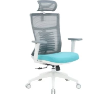 Купить - офисное кресло  Кресло офисное Officepro Balance OC550-W-DG-BL White/Dark Gray/Blue