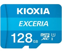 Купить - карту памяти  Карта памяти Kioxia Exceria microSDXC UHS-I 128GB class10+SD (LMEX1L128GG2)