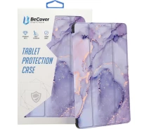 Купить - чехол  Чехол-книжка Soft Edge TPU BeCover с креплением для стилуса для Xiaomi Redmi Pad SE 8.7" Purple Marble (712577)