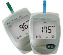 Купить - глюкометр  Глюкометр EasyTouch GC для измерения уровня глюкозы и холестерина в крови биохимический анализатор