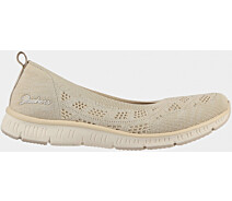 Купить - женская туфля  Балетки Skechers 100348 NAT 36 Бежевые (195204209967)