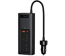 Купить - автомобильный инвертор  Автомобильный инвертор Baseus In-car Inverter 150W, Black (CRNBQ-A01)